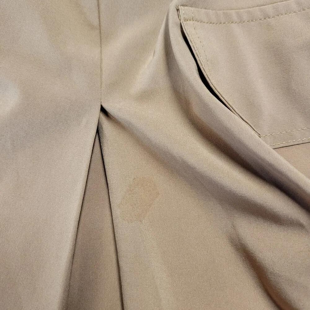 Offline by Aerie Skort Womens S Tan Brown Pleated Activewear Cargo Pockets NEW - Image 4