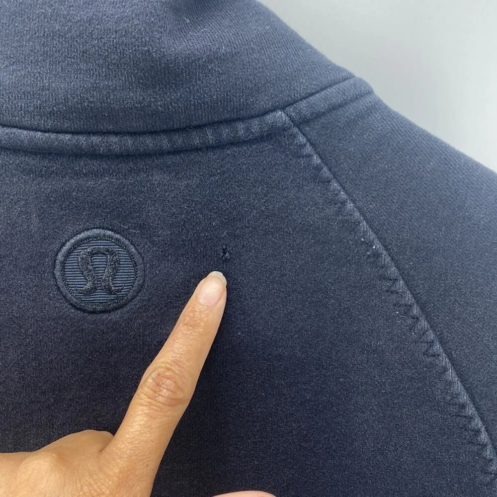 Lululemon Scuba black Jacket Sweater Yoga full Zip sz 4 athletic workout - Image 7