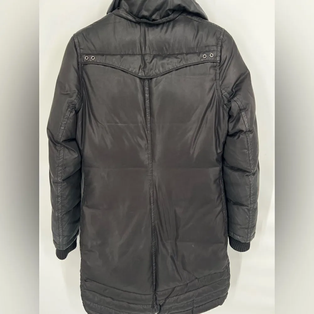 Soia & Kyo Long Black‎ Puffer Coat S - Image 2