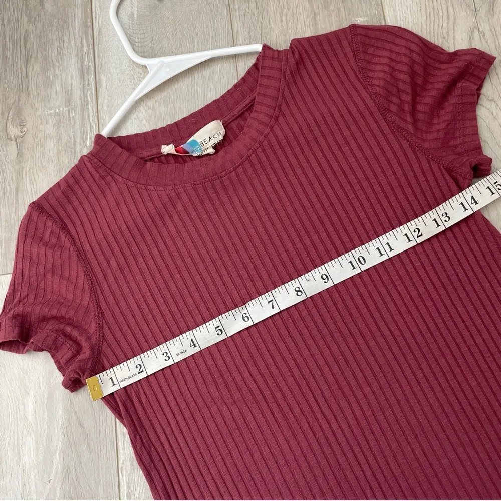 Free People Dress simone tee midi womens Red (xsmall) beach bodycon - Image 6