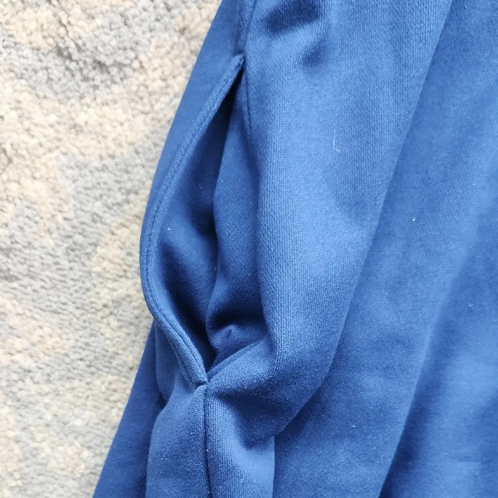 Vintage Lacy Afternoon by Shell Kepler Beaded Duster Cardigan Blue XL Size 1X - Image 6