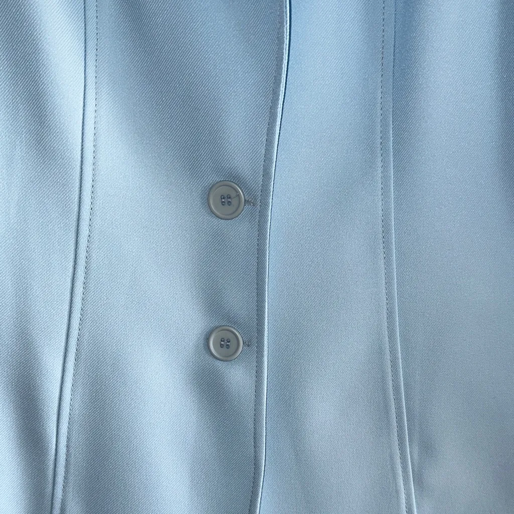 Vintage Tom Boy of California Elegant Sky Blue Women's Blazer Size undefined - Image 2