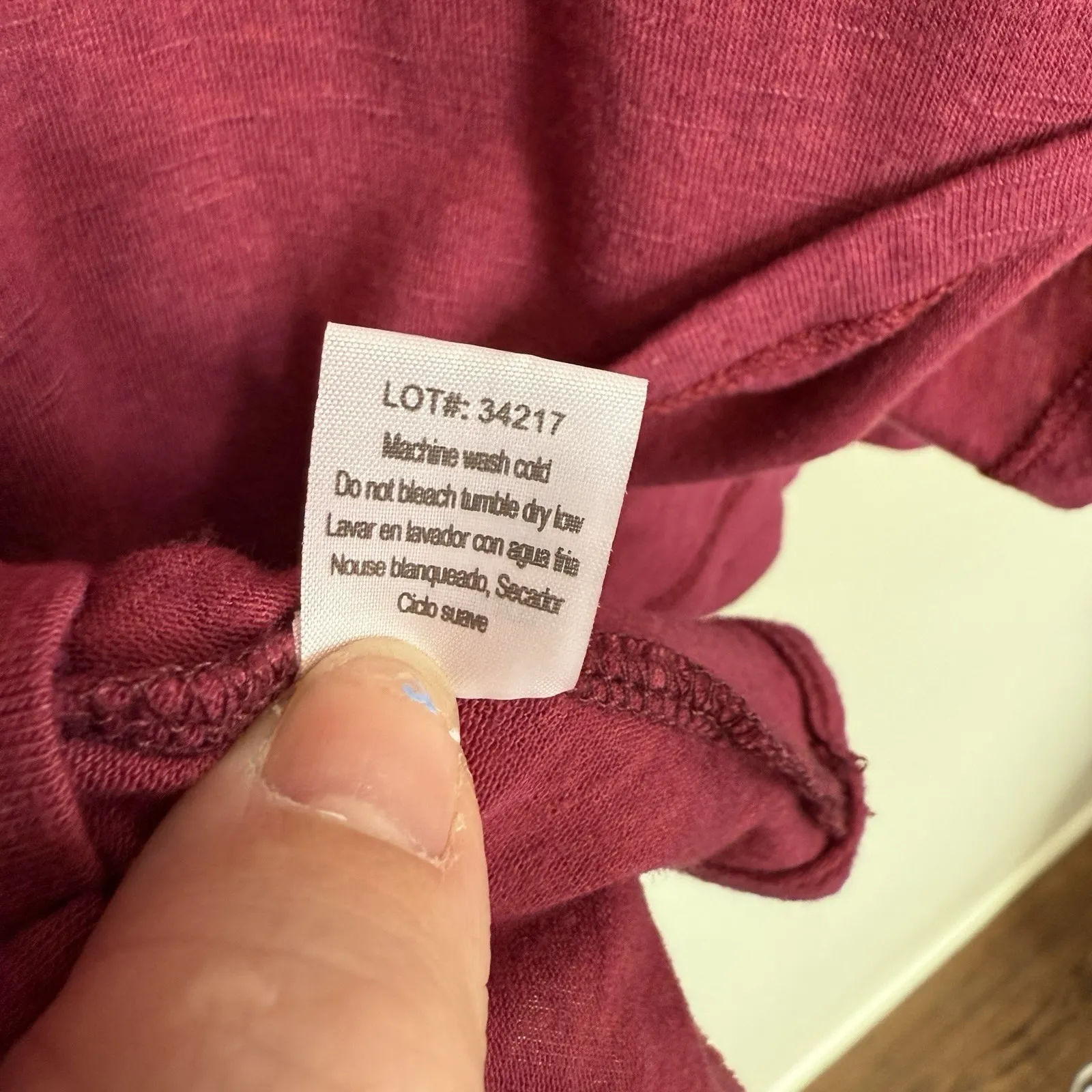 Poof Tank Top Women Medium Casual Soft Tie Shoulder Straps V-Neck Summer Resort - Image 6