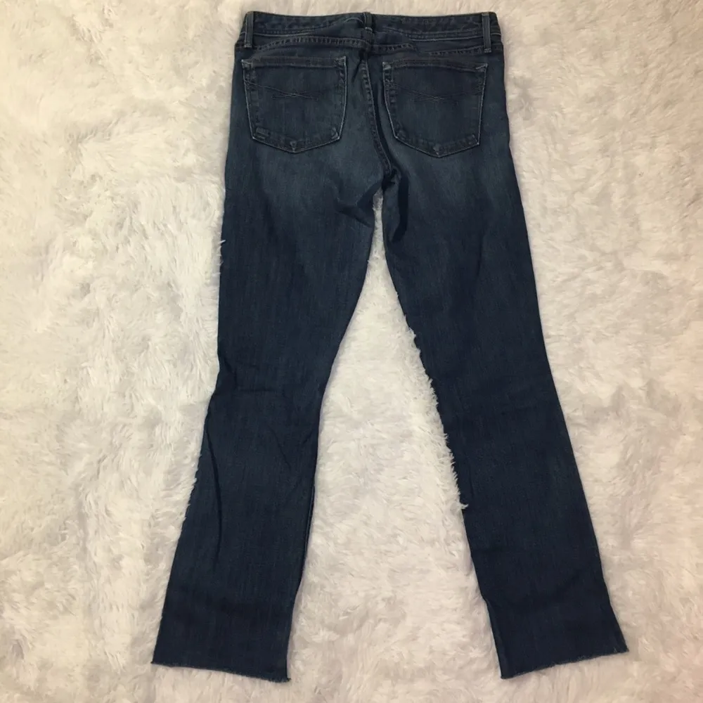 GAP 1969 Women’s Real Straight Dark Rinse Blue Denim Jeans, 28/6 - Image 9