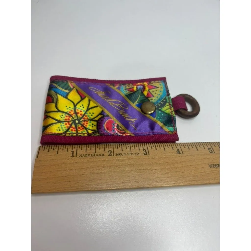 LAUREL BURCH FLORAL SNAP KEY WOODEN CANVAS SNAP KEY RING - Image 4