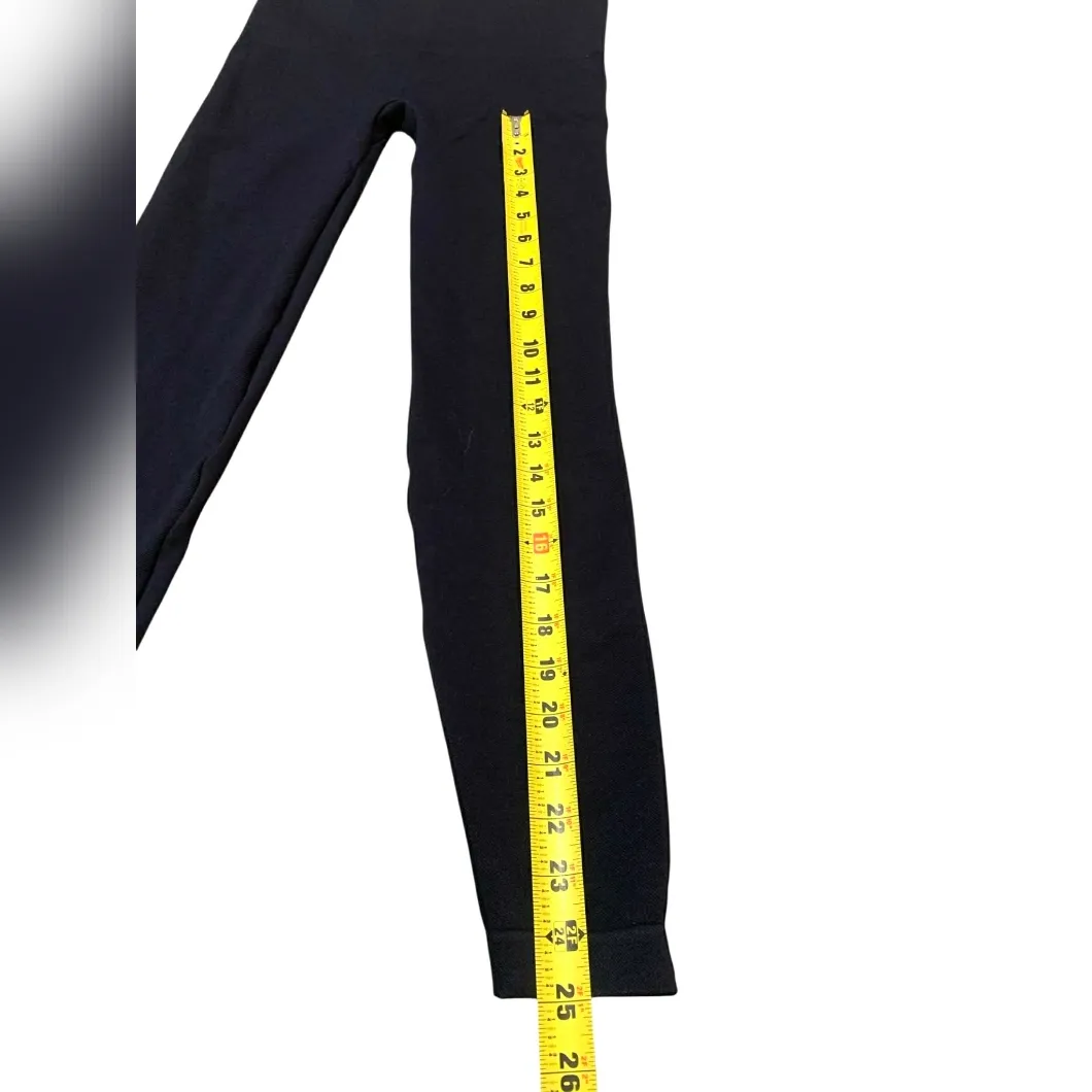 Spanx Look At Me Now Seamless Leggings Black Clean Girl Aesthetic Coquette L - Image 5