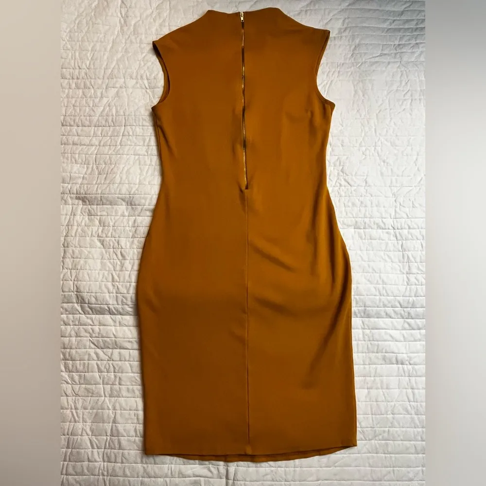 Rolla Coster  mustard yellow fitted dress - Image 3