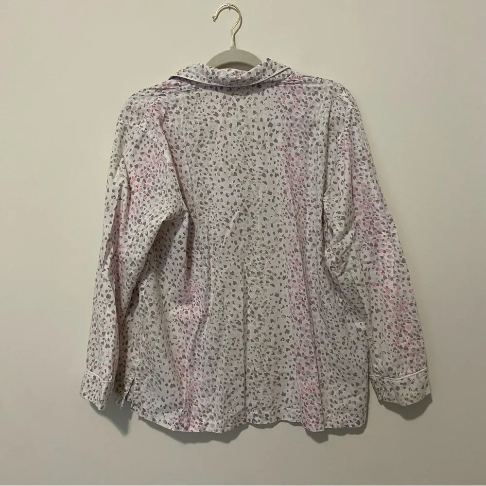 Victoria's Secret Pink and Brown Animal Print Sleep Set Medium - Image 7