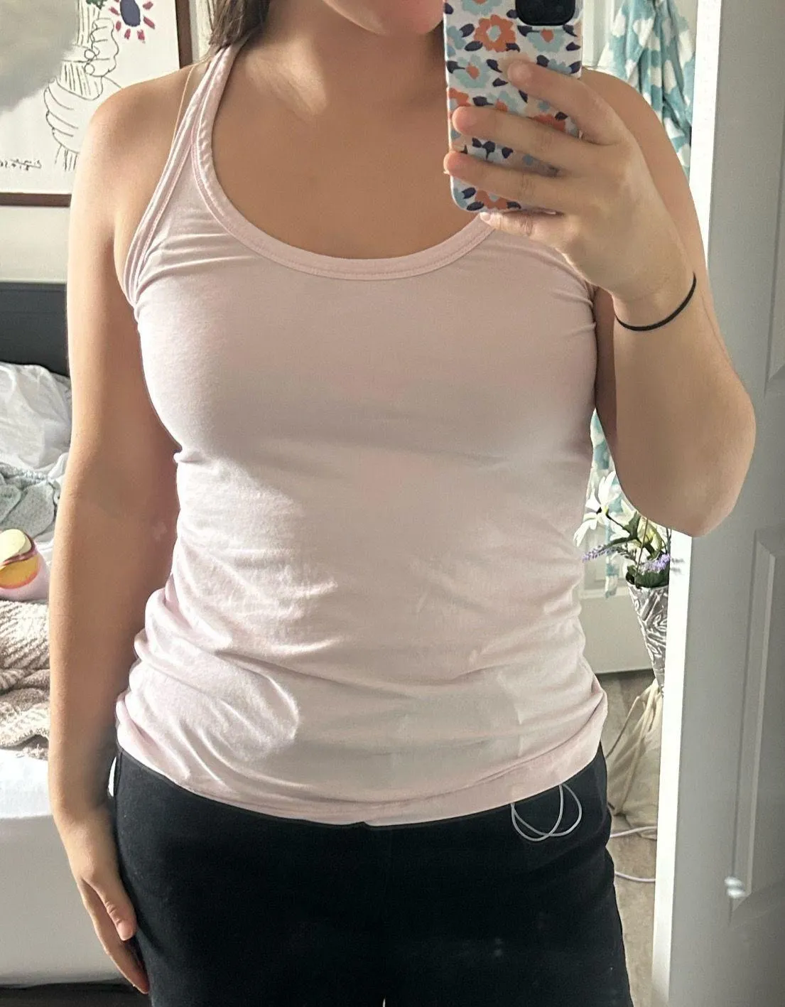 Lululemon Pink Workout Racerback Tank - Image 6