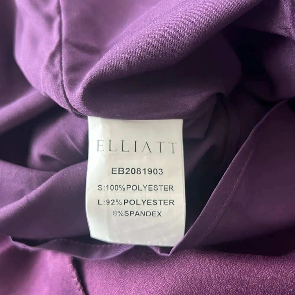 NEW Reception Cascade Ruffle Strapless Dress in Purple, Size L $170 - Image 12