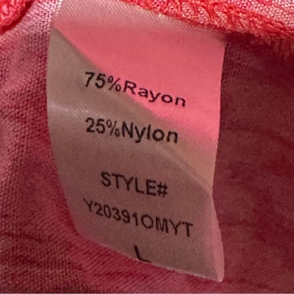 Pomander Place Hot Pink Ikat Kenzo Dress Size L - Image 7