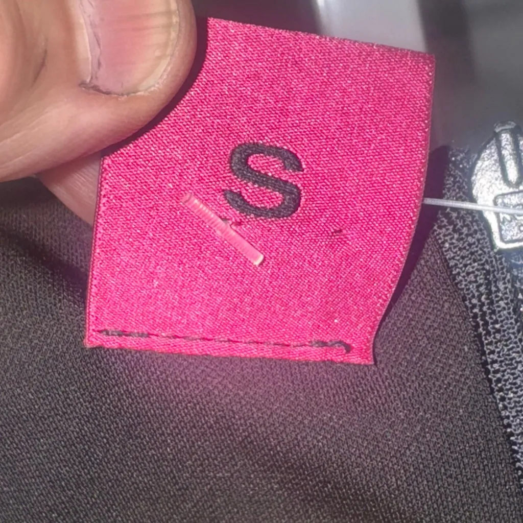 Women's Save The Queen! Black Yellow Abstract Lace Long Sleeve Dress S - Image 4