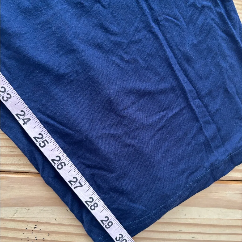 Chic Blue Wide Leg Pants with Flowing Silhouette Size M - Image 9