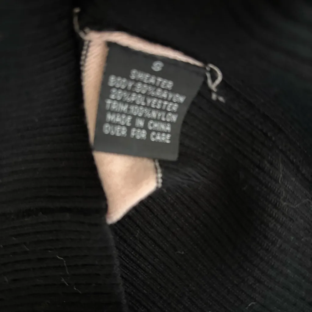 Black and Pink Striped Sweater BCX NWT - Image 3