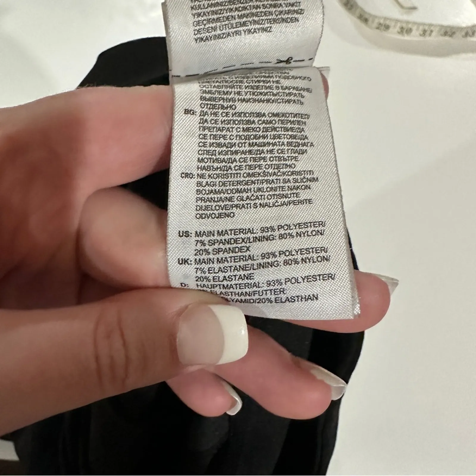 Adidas Climalite Black Mid‎ Rise Cropped Leggings Size L - Image 8