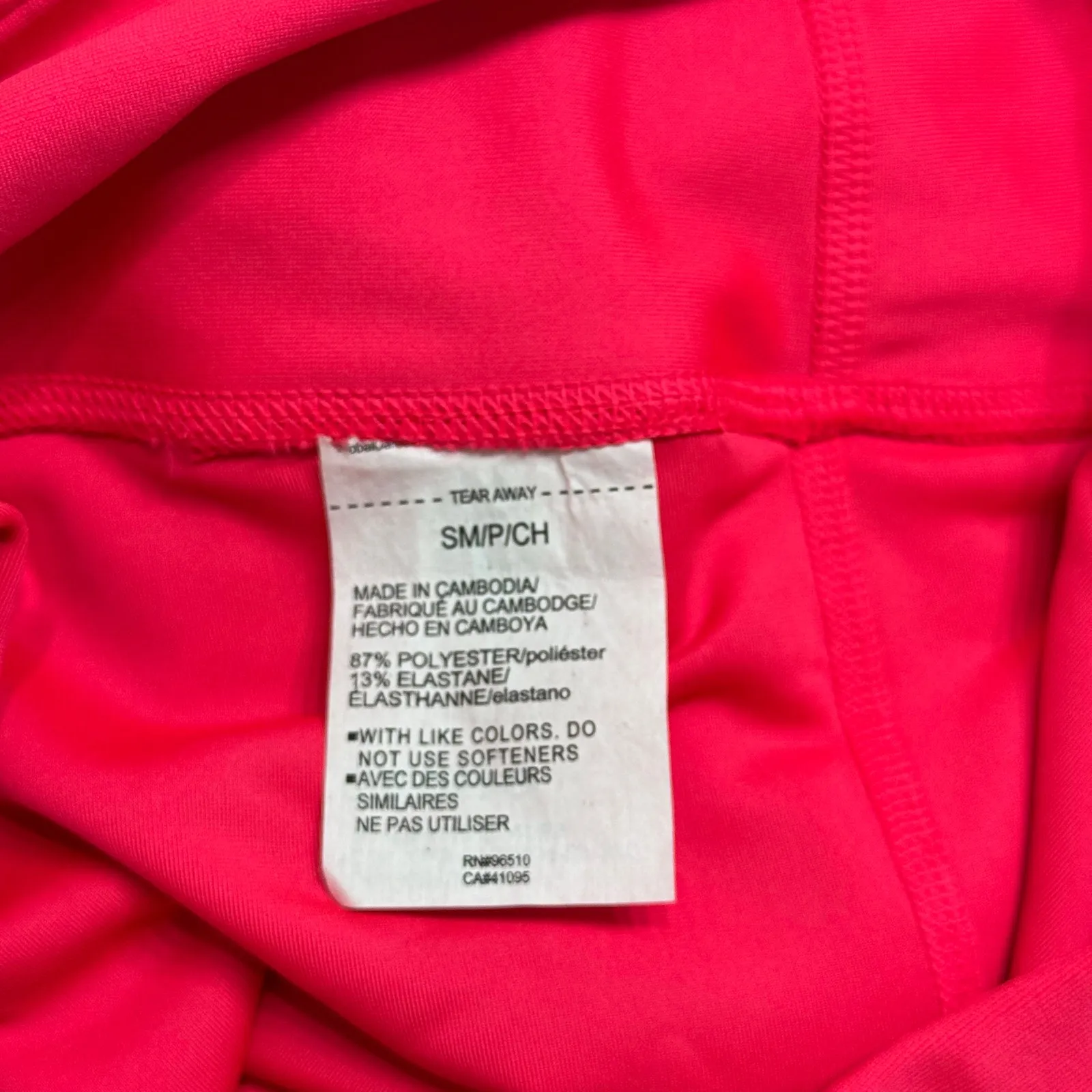 Under Armour Women's HeatGear Pink Compression Tech Bike Shorts Size Small 7.5” - Image 6