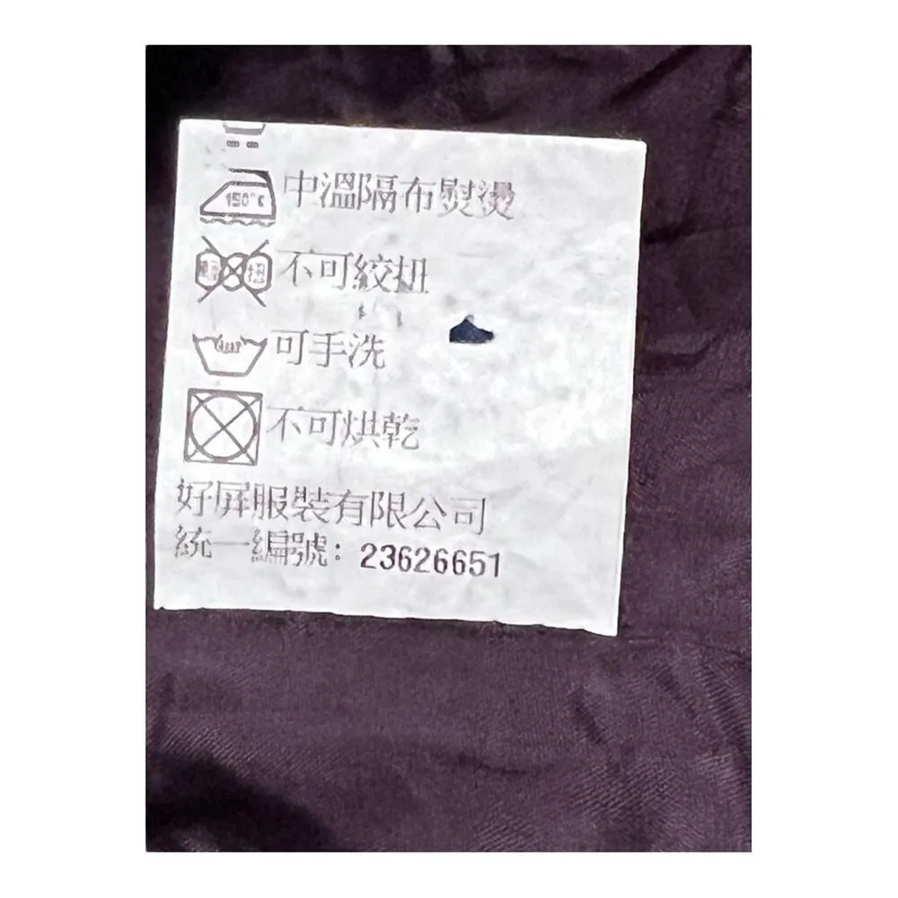 ADDA Collection Colorful Plum Boho Jacket Women's 42 (8) Fringe Whimsy Cottage Purple - Image 5