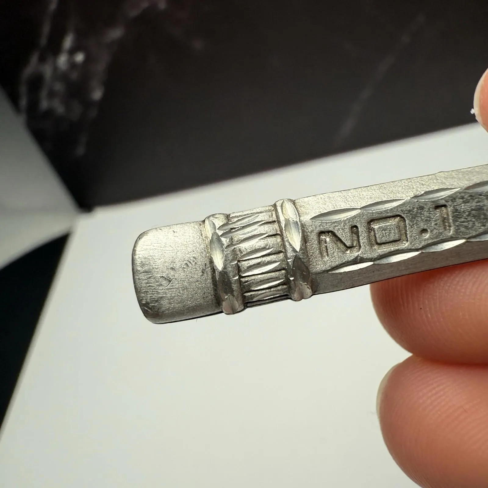 Signed JJ No. 1 Teacher Pencil With Teddy Bear Brooch Pin Jonette Jewelry Silver - Image 13