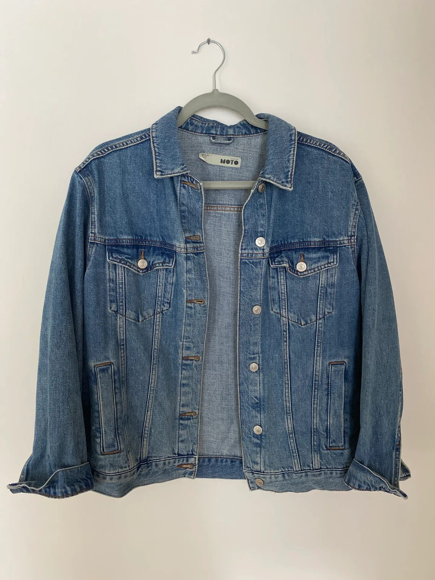 Topshop Moto Jean Jacket - Image 2