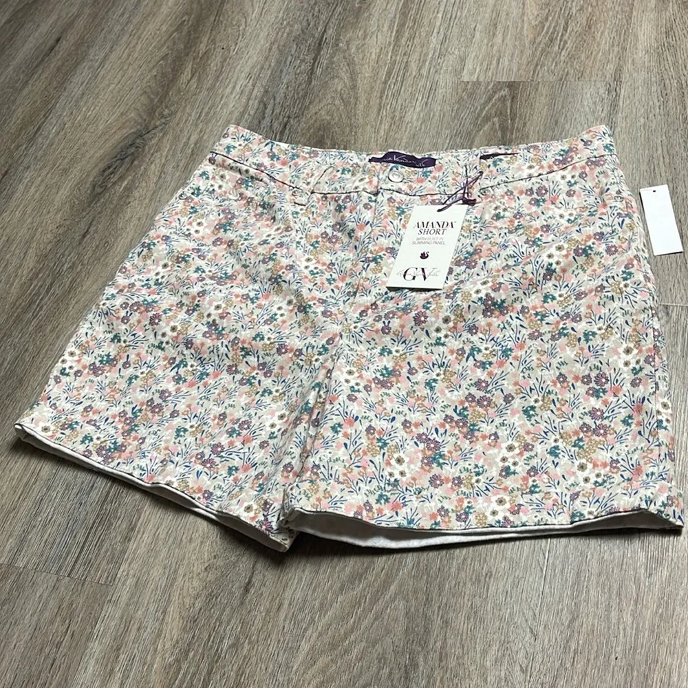 Gloria Vanderbilt Amanda Classic Rise Flex Denim Short w/Built In Slimming Panel - Image 2