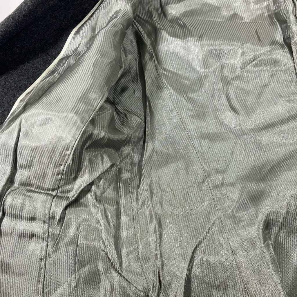 BANANA REPUBLIC WOMEN WOOL BLEND BLAZER/JACKET POCKET GRAY 10P PETITE PREOWN A96 - Image 6