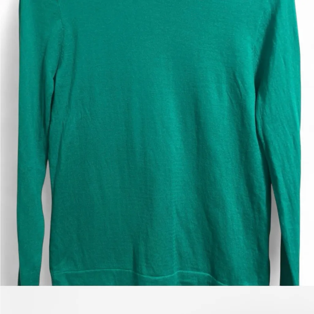 J. Crew Teal Crewneck Top - Image 3