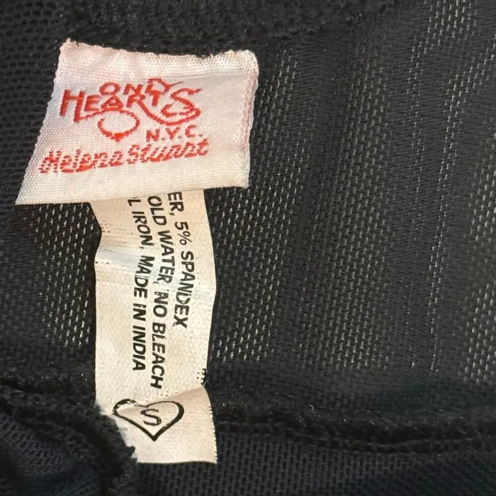 NEW Only Hearts S Bralette Black Tattoo Embroidered Mesh Lucky Charms Crop Cami - Image 7