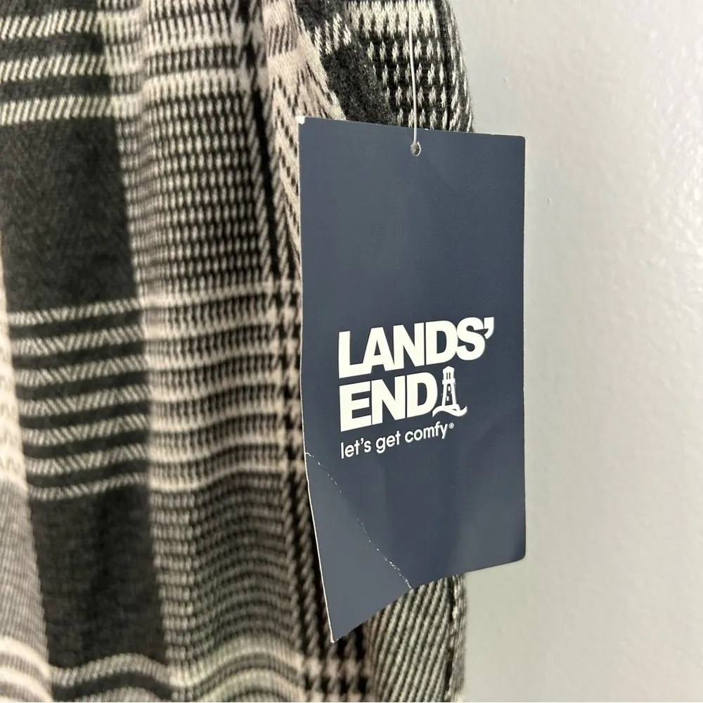 NWT Lands End High Rise Straight Leg Plaid Sport Knit Pants Size 1X 16-18 - Image 8