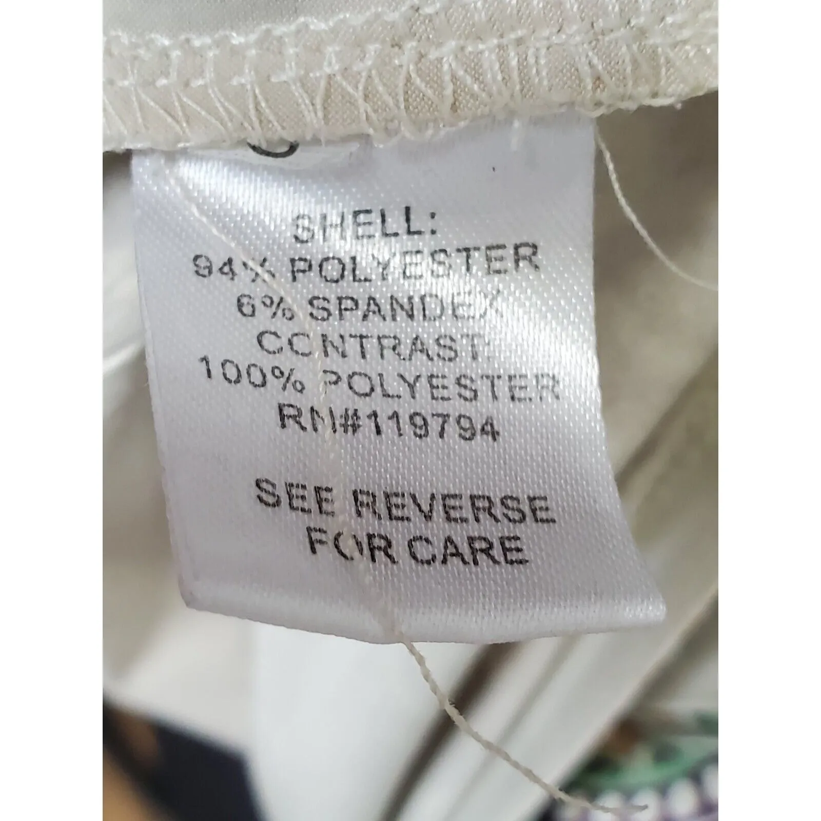 One World Women's Multicolor Polyester Scope Neck Short Sleeve Pullover Blouse S - Image 9