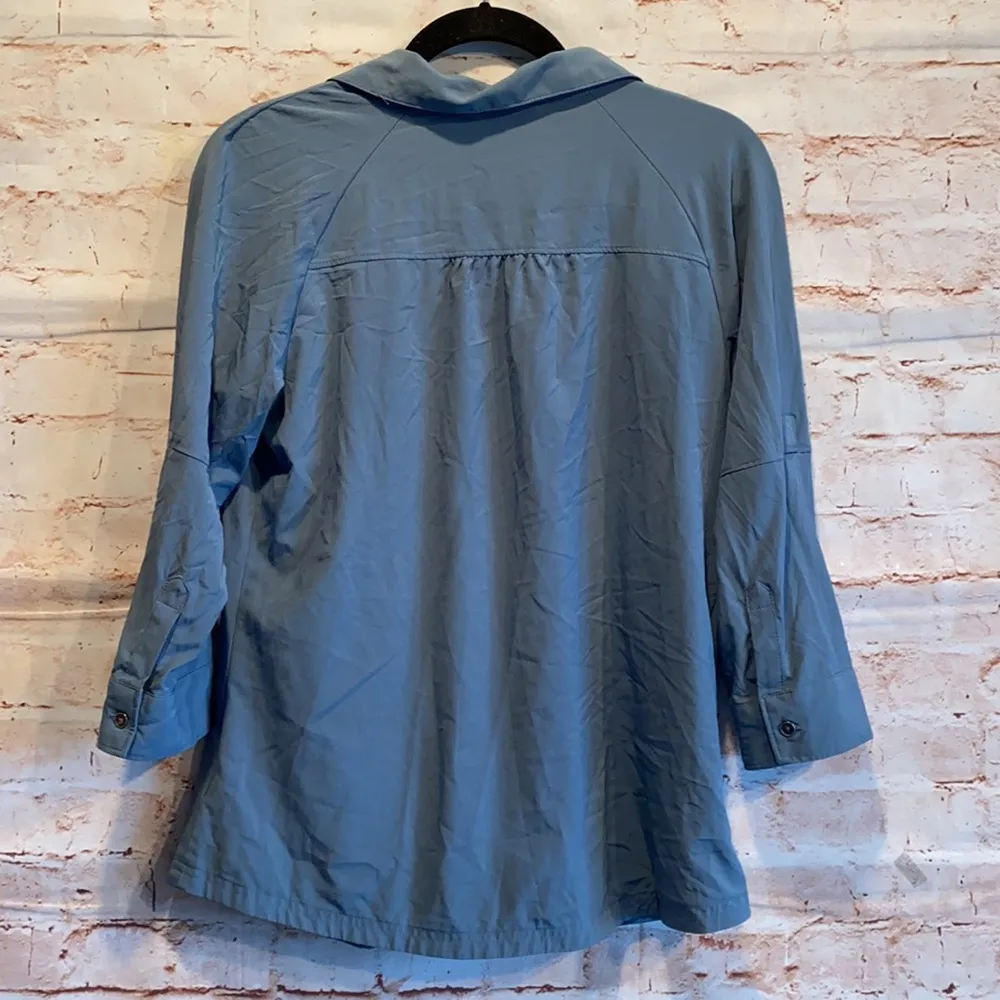 Columbia omni wick button down roll tab sleeve M - Image 7