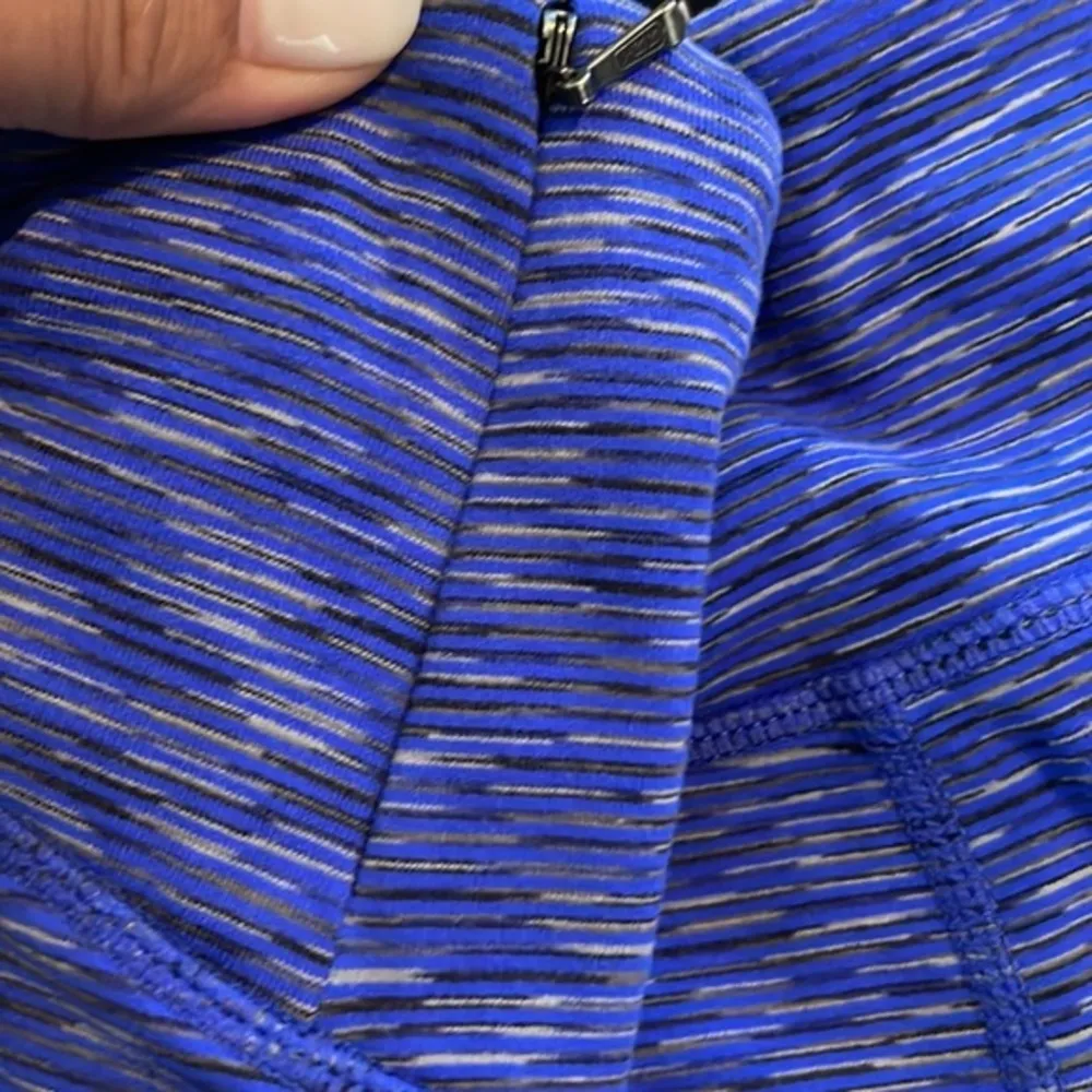 Tuff Athletic Gym Activewear Purple Leggings Size Med EUC #4107 - Image 5