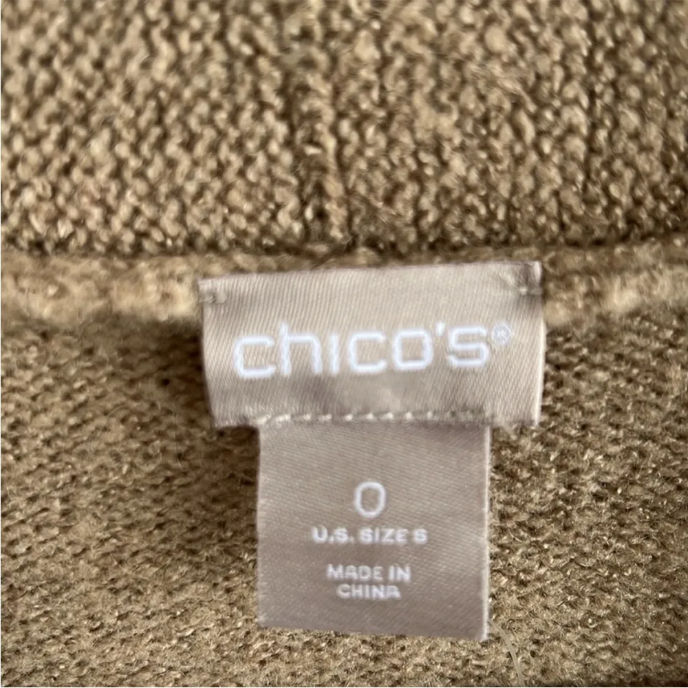 NWT Chico's Scattered Pearl Open Front Duster Sweater Size Small - Image 7