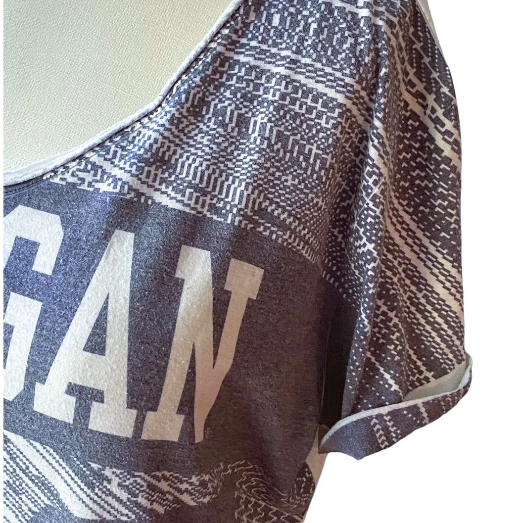 U of M Short Sleeve Michigan Sports Football Basketball T - Image 4