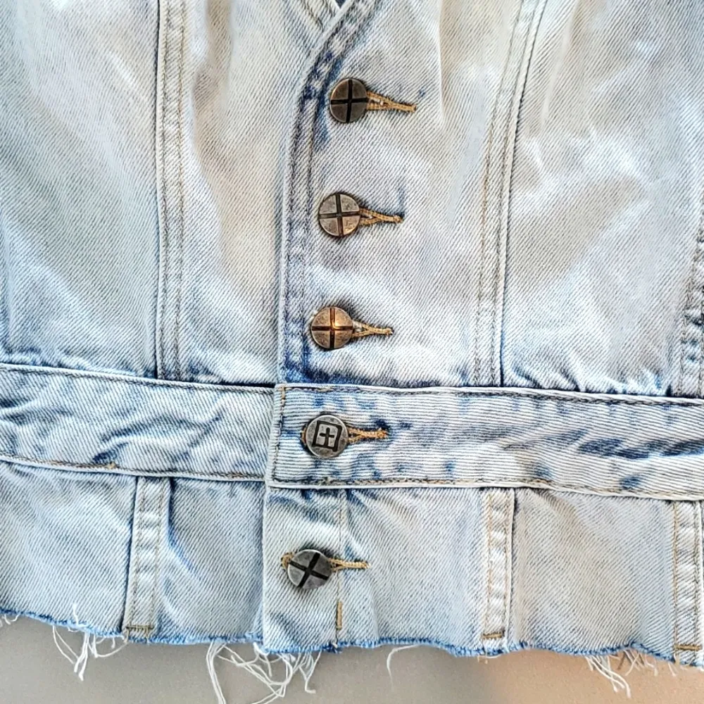 Ksubi Limits Top Chillz Button Denim Top - Image 3