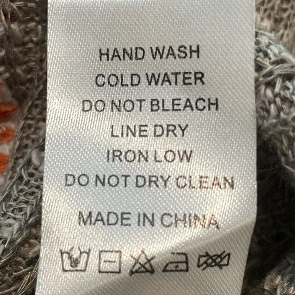 Promesa Lightweight Long Sleeve Knit Sweater Brown Multicolor Size Medium NWT! - Image 10