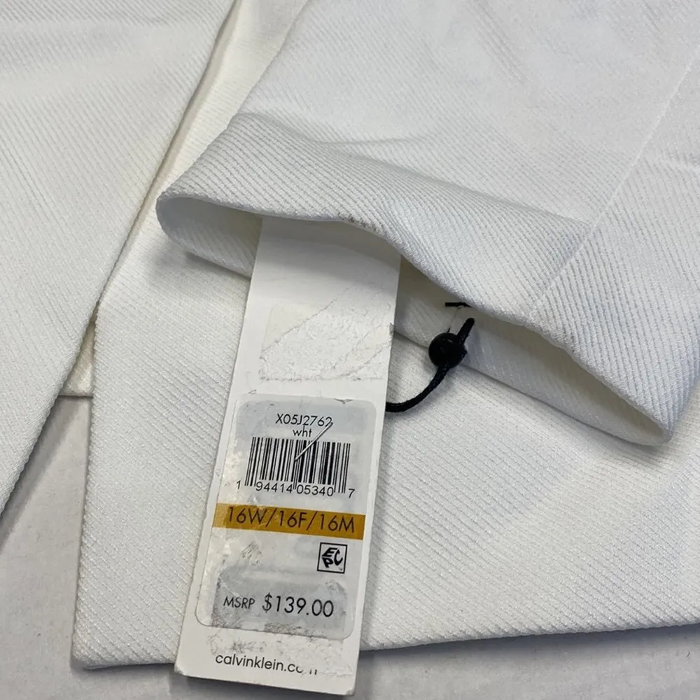 Calvin Klein white blazer size 16w (h) - Image 8