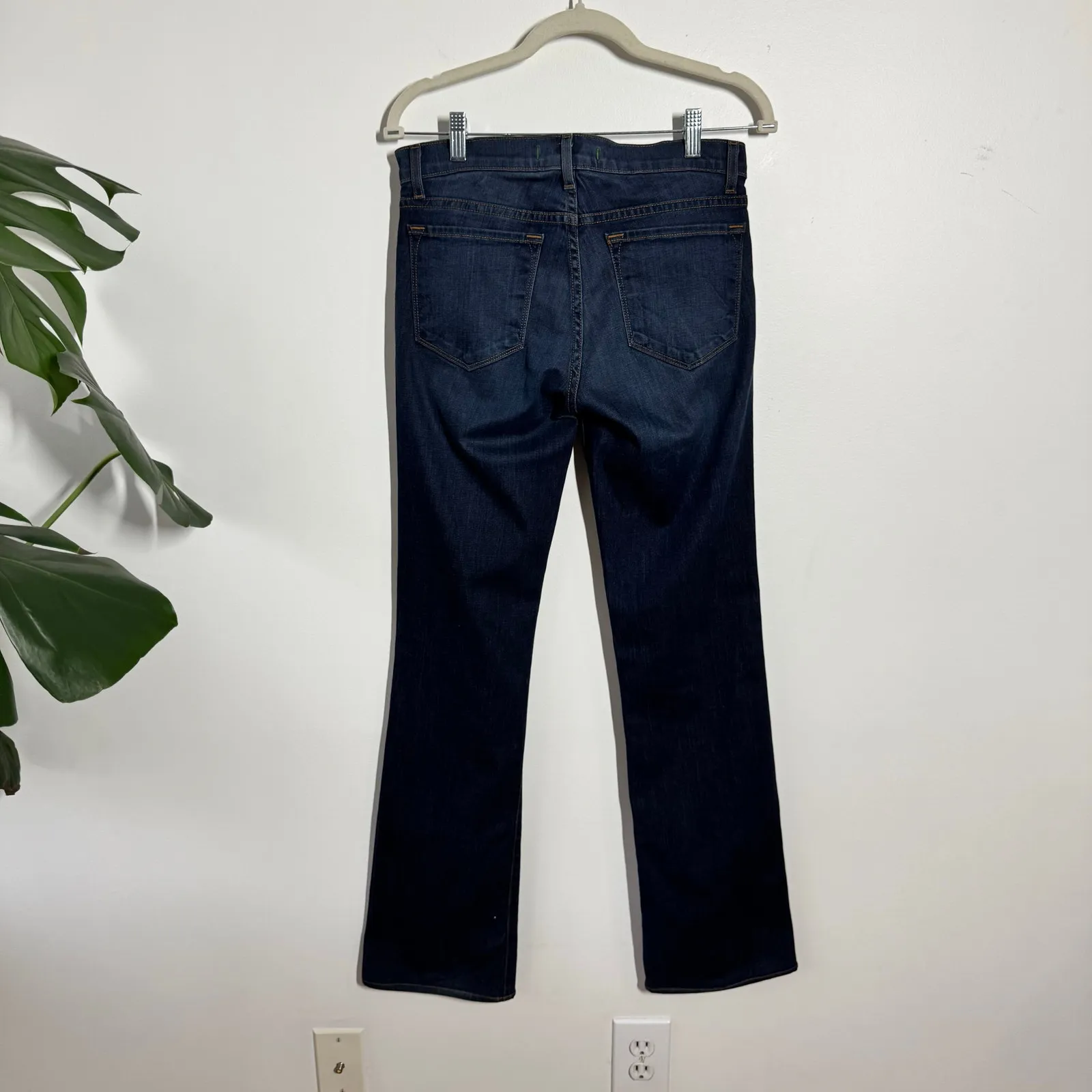 J. Brand Slim Boot Jeans Women 27 Blue Dark Wash Classic Cotton Capsule USA - Image 2