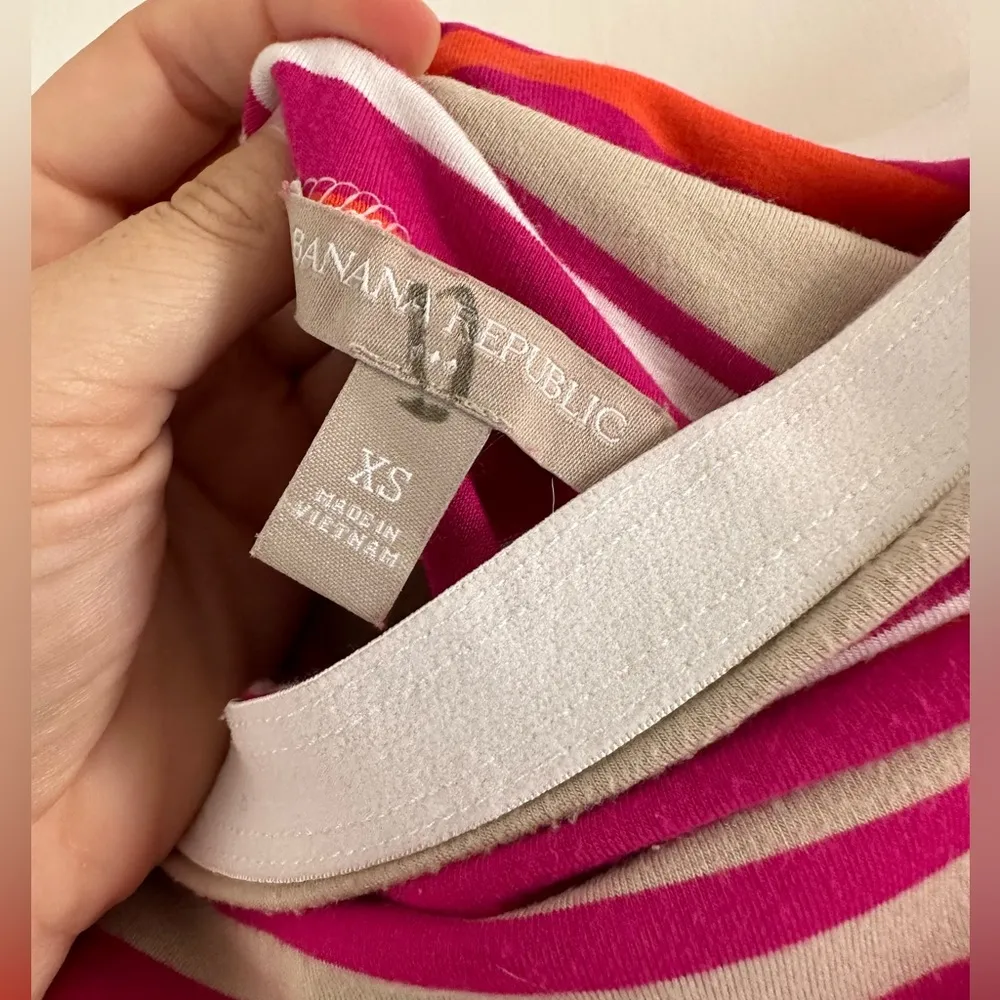 Banana Republic Striped XS Maxi Dress - Image 4