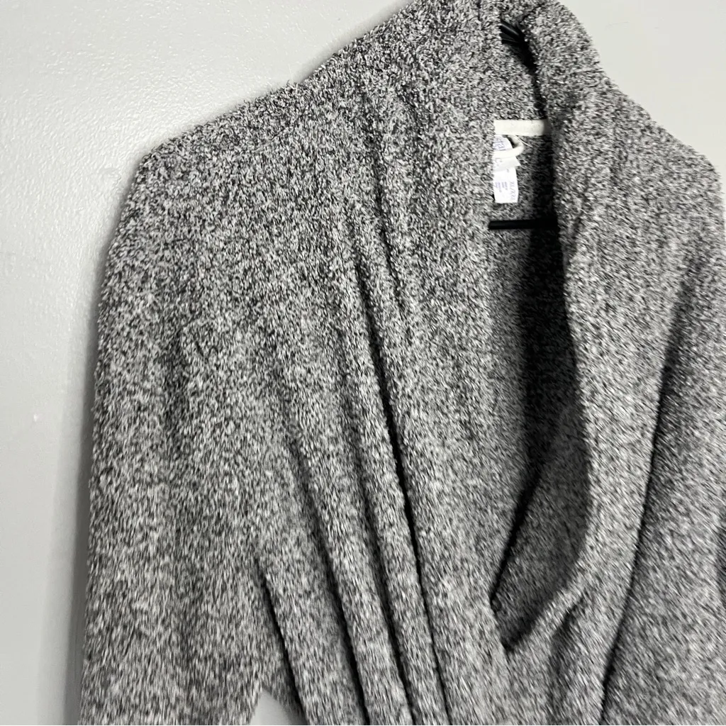 Stars Above  Charcoal Belted Robe - Image 4