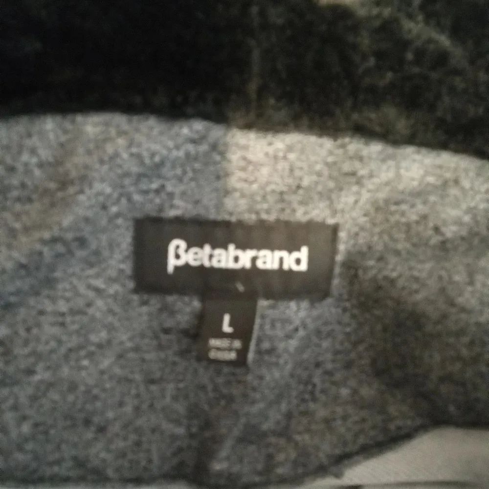 Betabrand knockout travel full zip hoodie jacket faux fur women's large - Image 4