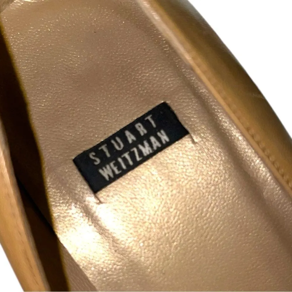 Stuart Weitzman luxury cute classic tan heels! - Image 3
