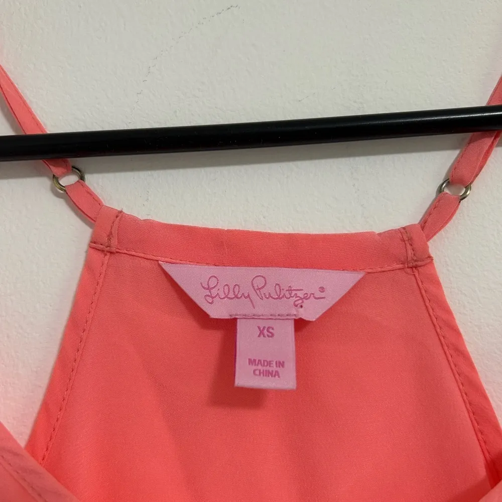 Lilly Pulitzer Vibrant Coral Camisole - Image 2