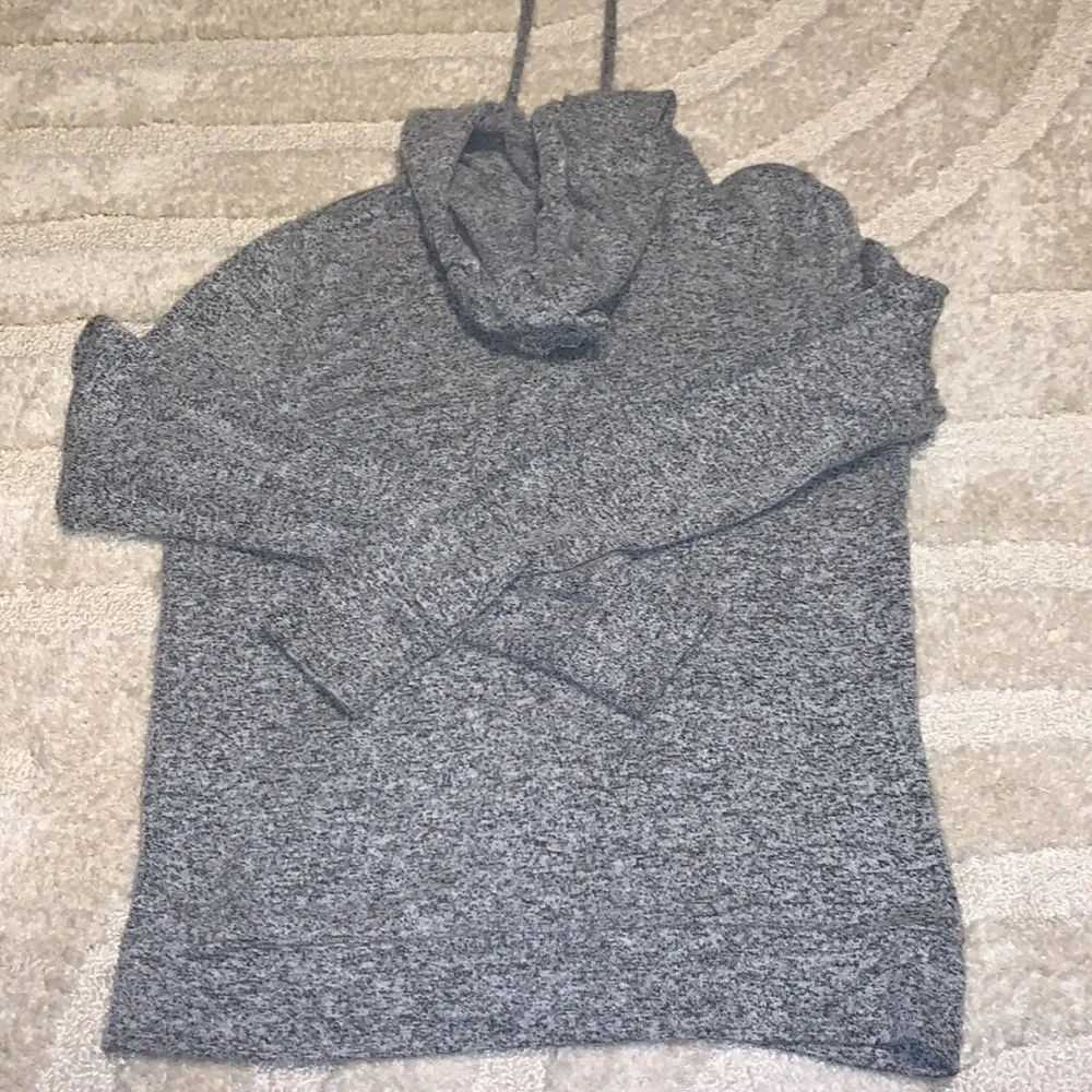 PINK Gray Zip Up Hoodie - Image 6