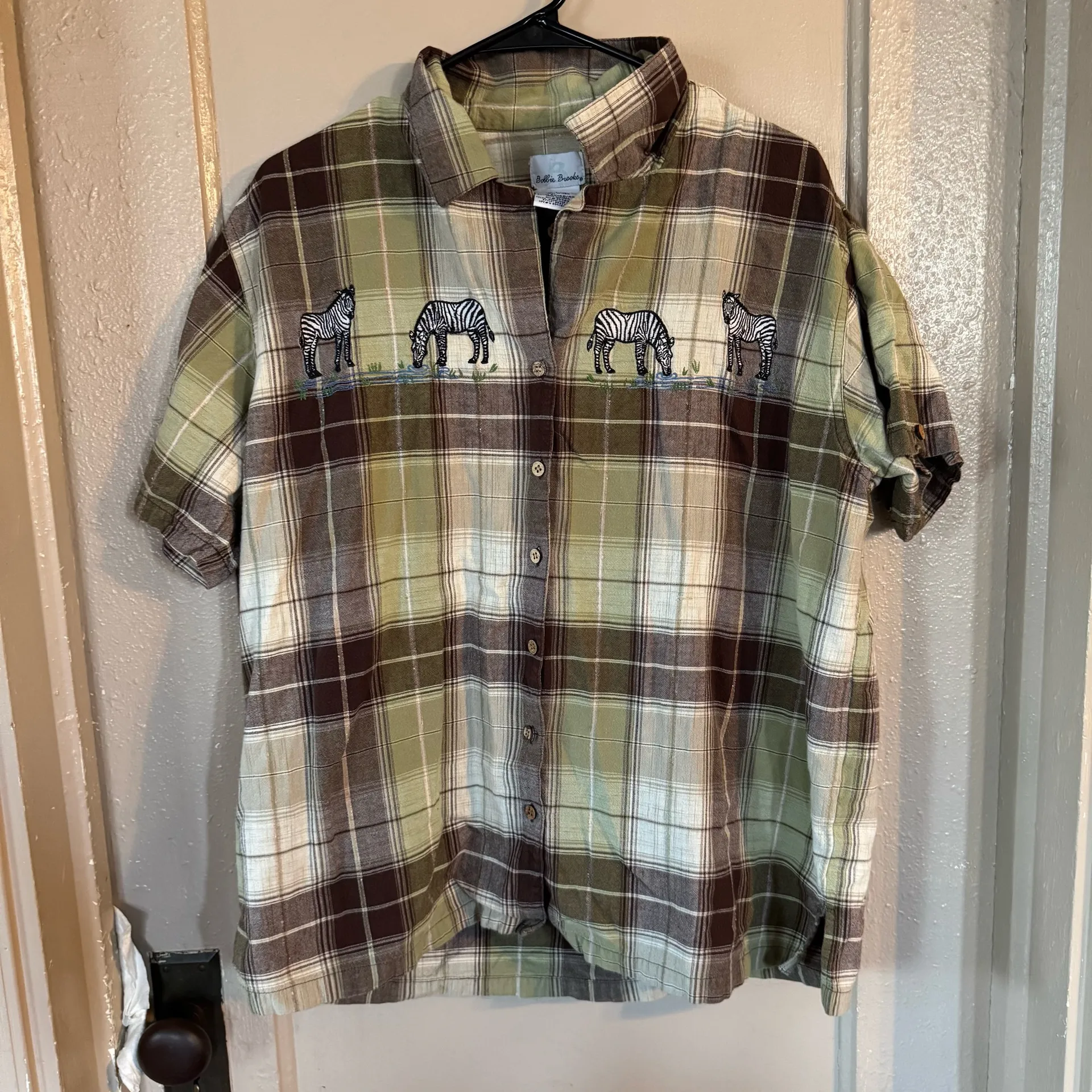 VTG Bobbie Brooks 70s/80s Bobbie Brooks Button Down Womens XL Safari Boho Earthy - Image 1