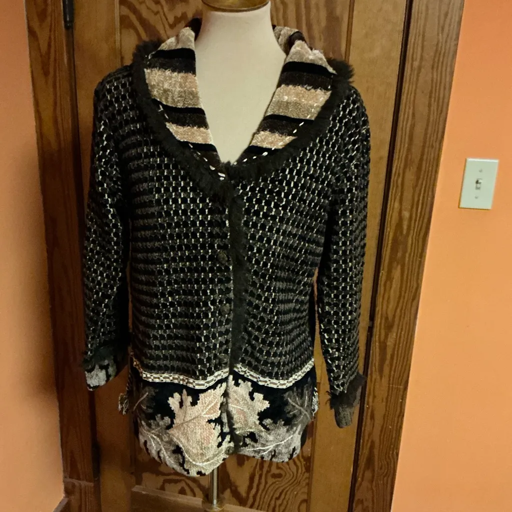 Vintage 90s Autumn Cardigan - Image 5