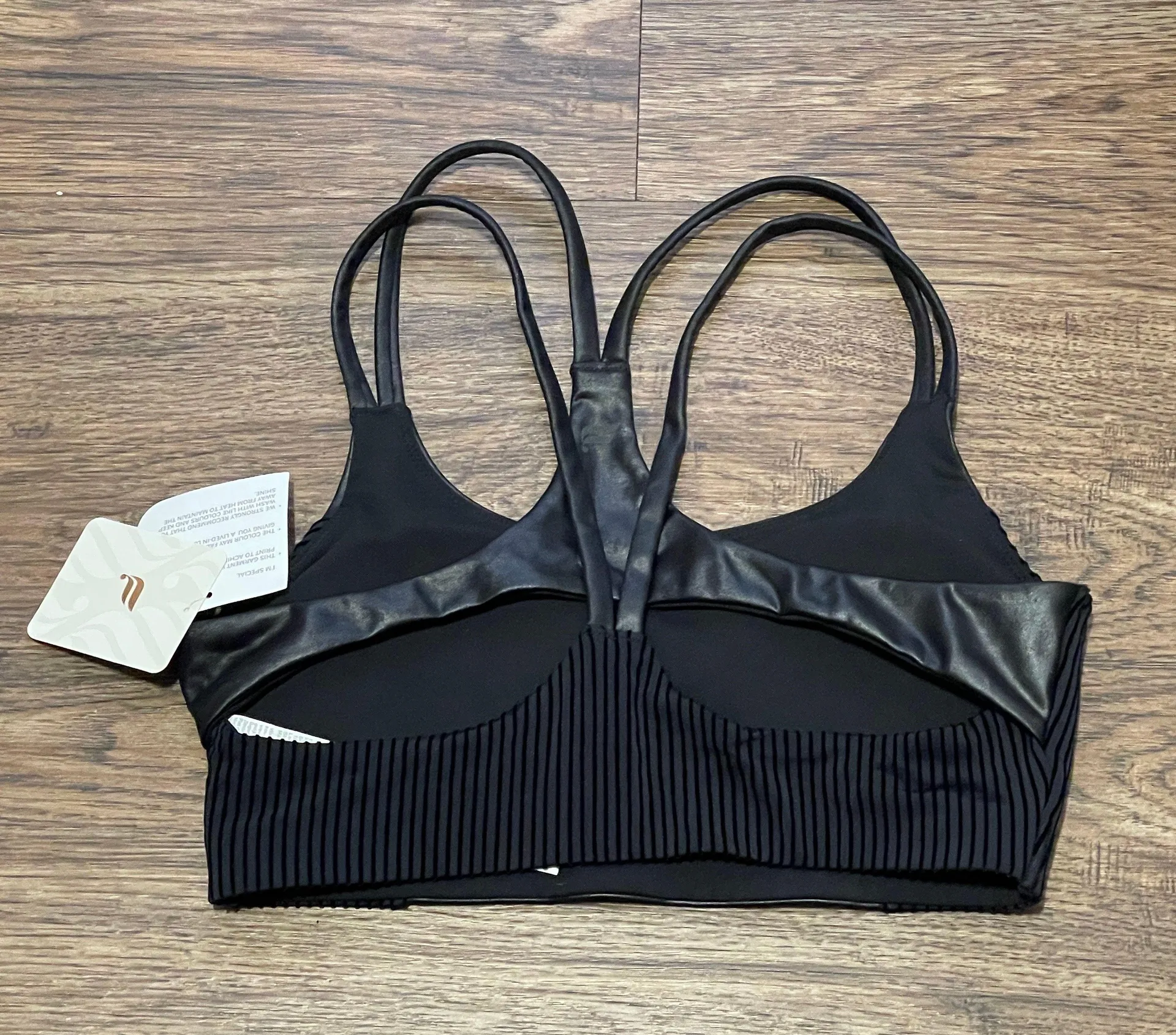 NWT  Principal Motion365+ Low Impact Bra Black Shine Size XS - Image 10