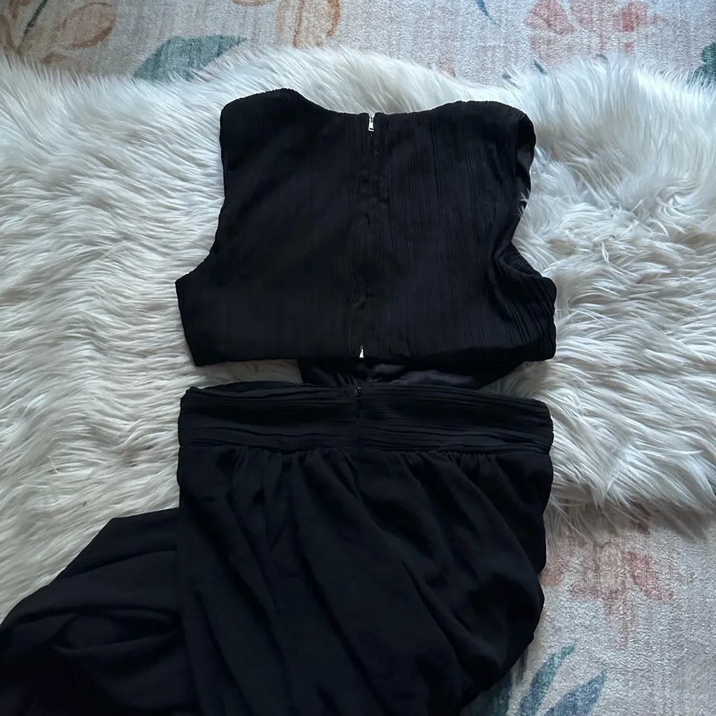 LULU’S Vivid Imagination Black Cutout Maxi Dress - Image 8