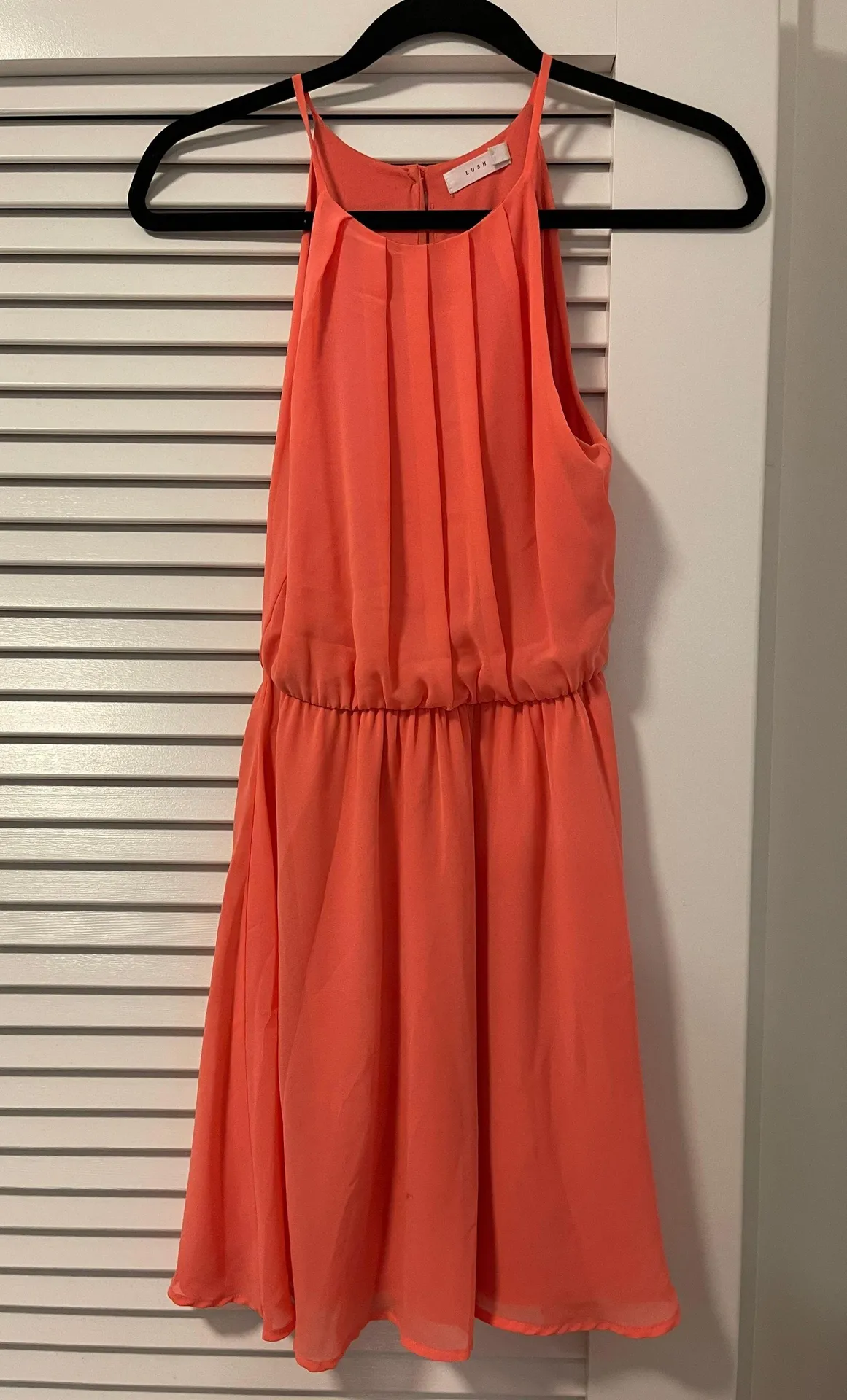 Lush Clothing Bright Peach Dress - Image 2