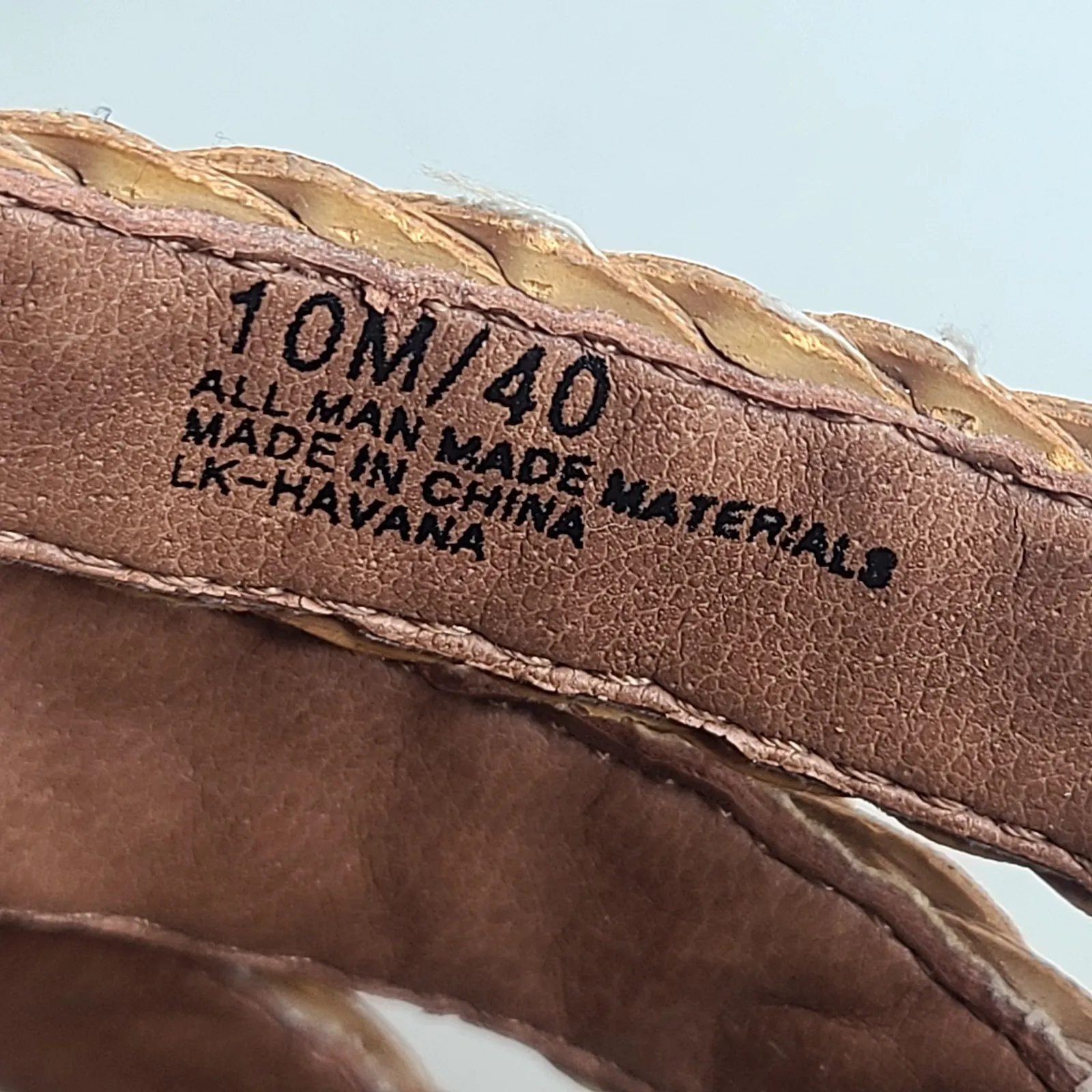 Lucky Brand‎ Havana Platform Wedge Natural Woven Sandals Shoes Size 10 - Image 8