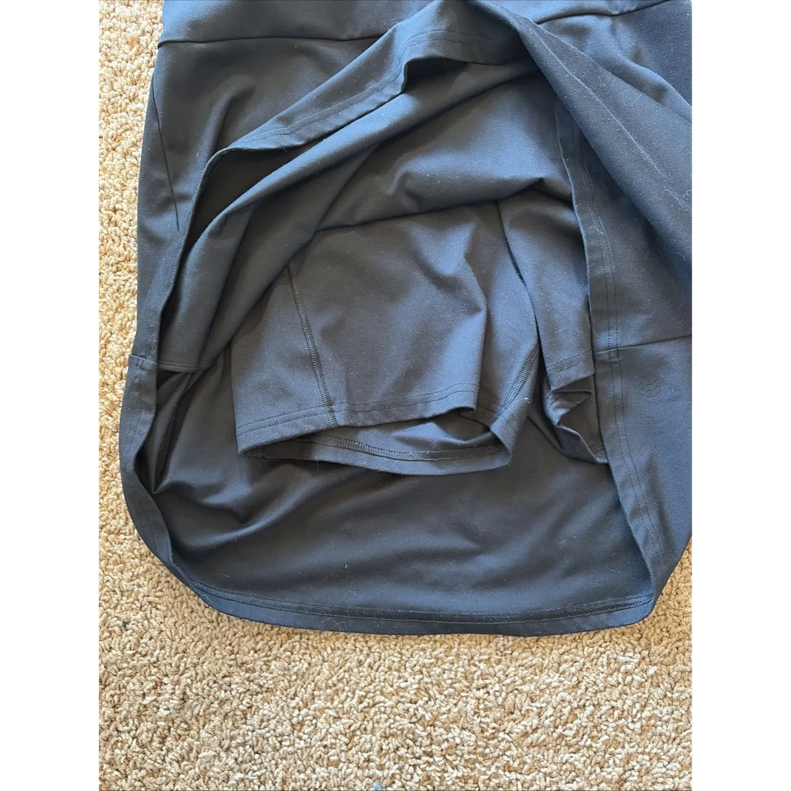 All in Motion Classic Black Racerback Activewear Tennis Pickleball Dress‎ Large - Image 9